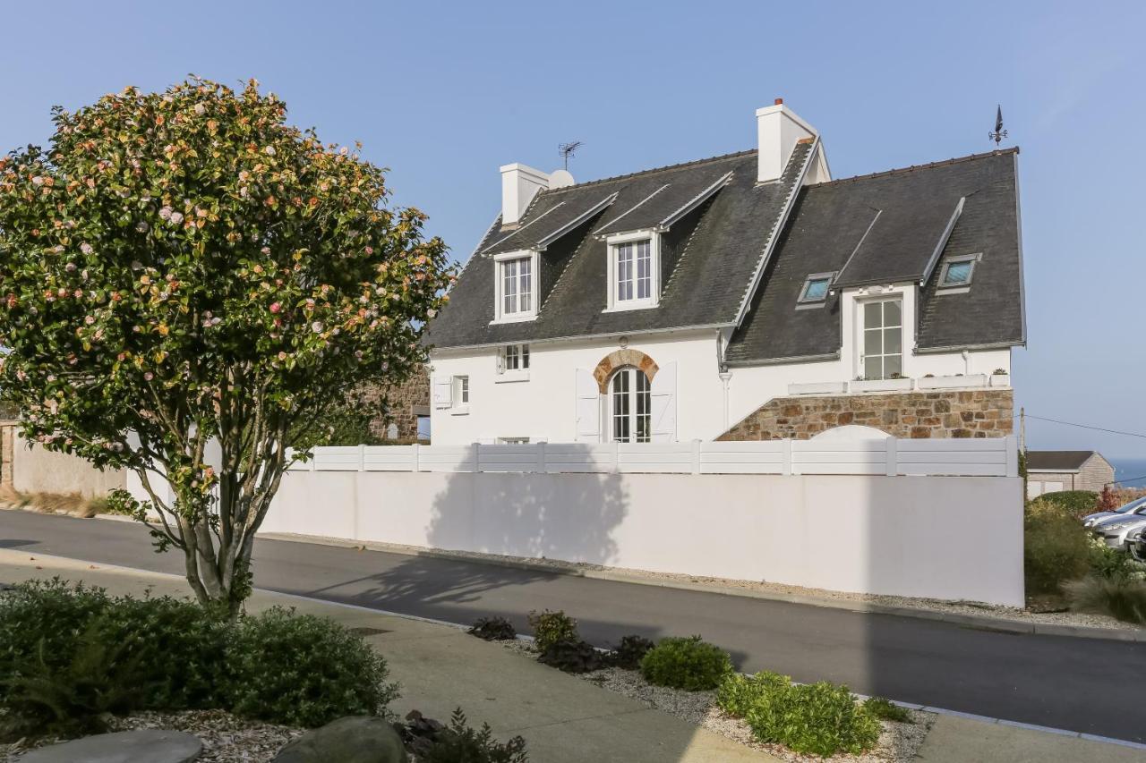 Cabestan - Maison De Famille Au Coeur Du Bourg - Vue Mer Carantec Exteriér fotografie